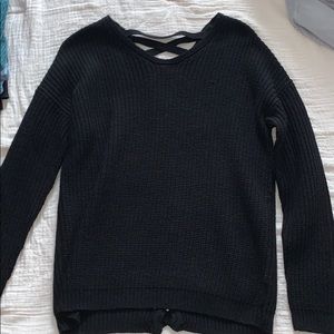 cross-back sweater